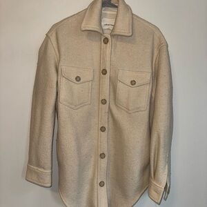 Wilfred Free Cream Wool Jacket